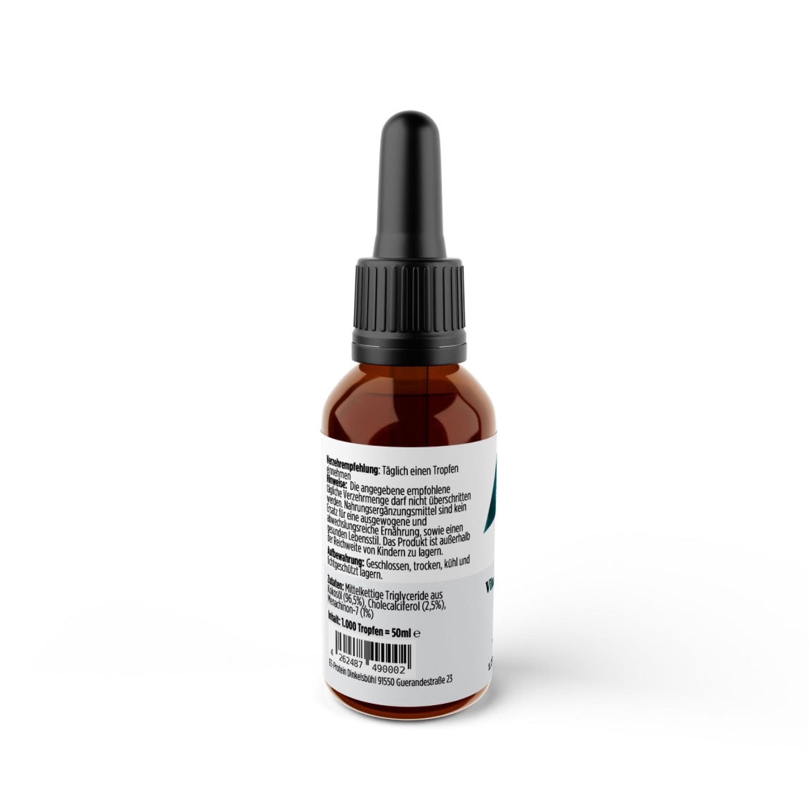 Vitamin D3 + K2 - 1.000 Tropfen (1.000 I.E.) - 50ml