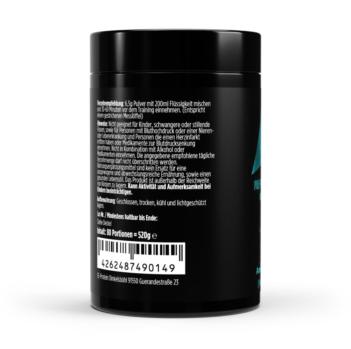 Pre-Workout Booster Himbeere - 520g